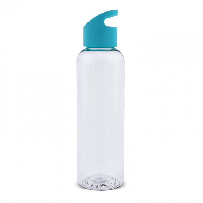 BOUTEILLE CORPS TRANSPARENT RPET PERSONNALISABLE 'SIMCOE' - turquoise