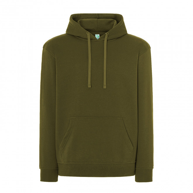 SWEAT-SHIRT MIXTE CAPUCHE JHK PERSONNALISABLE 'CORE 290' - vert kaki