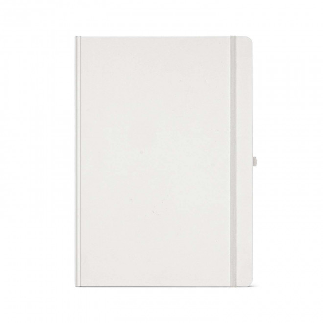 CARNET A4 CARTON RECYCLE PERSONNALISABLE 'ORMA' - blanc