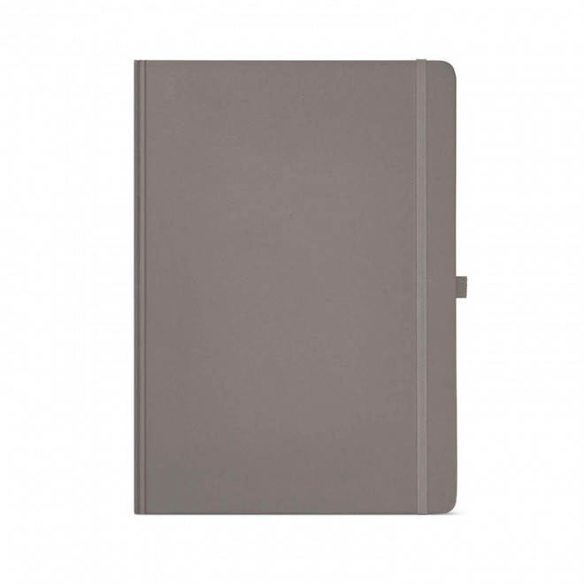 CARNET A4 CARTON RECYCLE PERSONNALISABLE 'ORMA' - gris