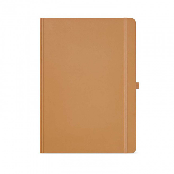 CARNET A4 CARTON RECYCLE PERSONNALISABLE 'ORMA' - camel