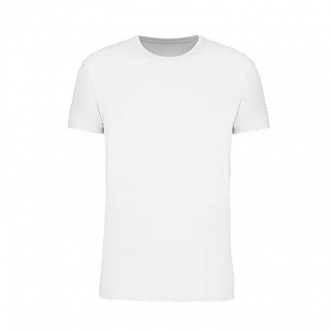 TEE-SHIRT BIO BLANC MIXTE PERSONNALISABLE 'KARIBA 190' - blanc