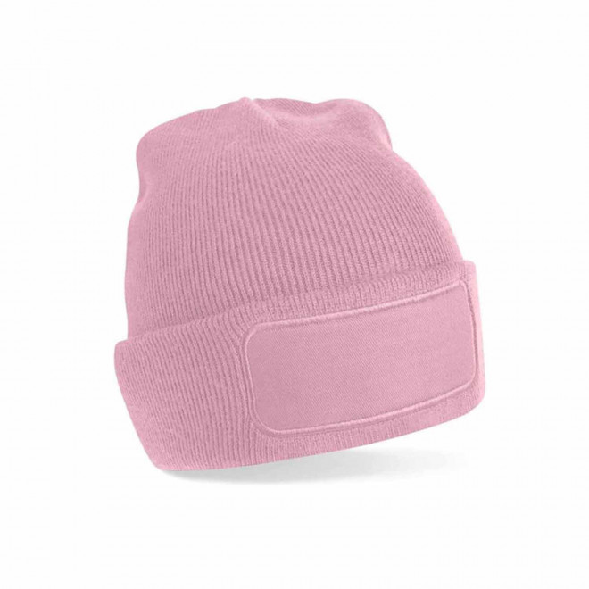 BONNET REVERS PERSONNALISABLE 'CAPELINO PATCH RECTANGLE' - rose