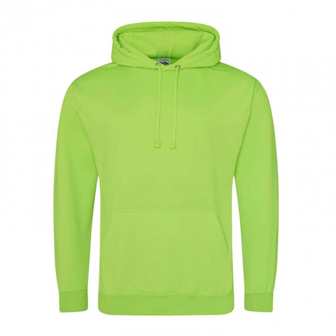 SWEAT CAPUCHE MIXTE PERSONNALISABLE 'HOODIE FLUO' - vert
