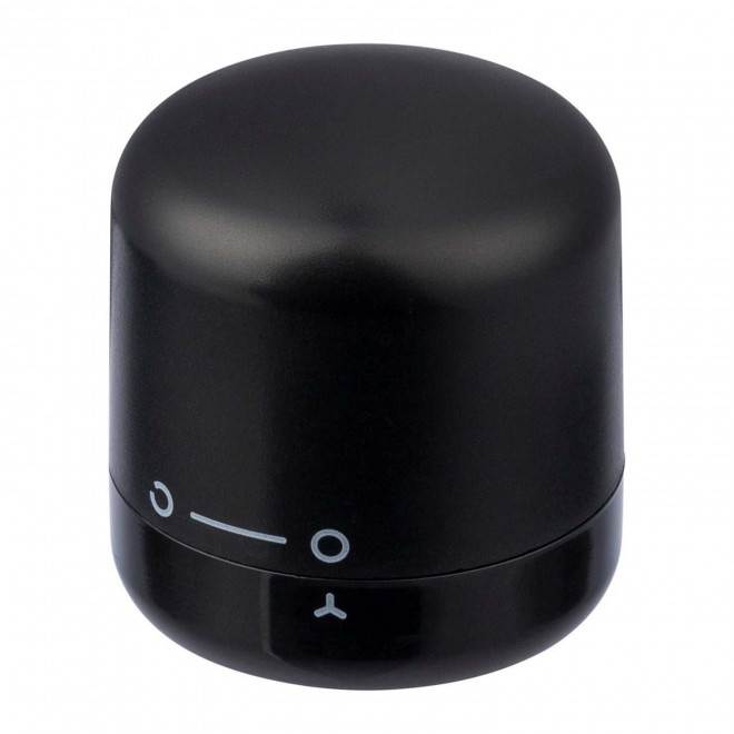 BOUCHON PERSONNALISABLE POUR BOUTEILLE EN ABS 'RETJA' - noir