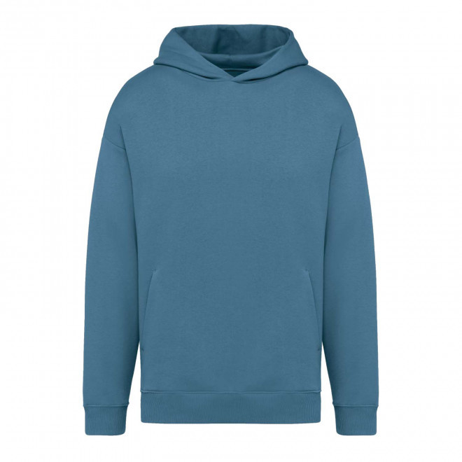 SWEAT-SHIRT PERSONNALISABLE MIXTE OVERSIZE 'OBEBI SPIRIT' - bleu glacier