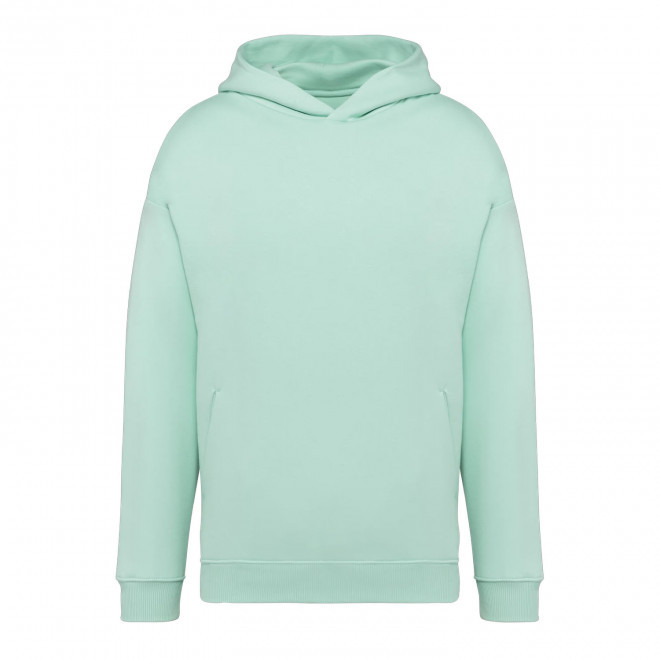 SWEAT-SHIRT PERSONNALISABLE MIXTE OVERSIZE 'OBEBI SPIRIT' - vert anis
