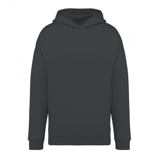 SWEAT-SHIRT PERSONNALISABLE MIXTE OVERSIZE 'OBEBI SPIRIT' - anthracite