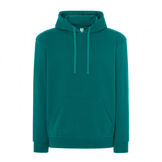 SWEAT-SHIRT MIXTE CAPUCHE JHK PERSONNALISABLE 'CORE 290' - bleu canard