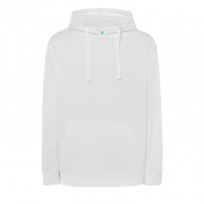 SWEAT-SHIRT MIXTE CAPUCHE JHK PERSONNALISABLE 'CORE 290' - blanc