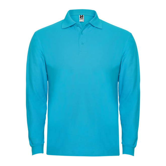  RAPIDE 4 J - POLO HOMME PERSONNALISABLE 'ESTRELLO' - turquoise