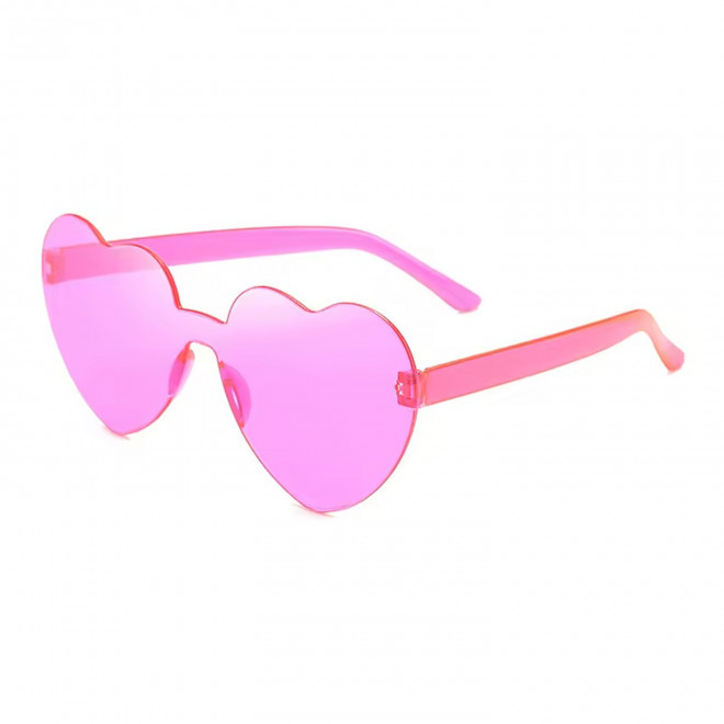 LUNETTES COEUR PERSONNALISABLES 'FIESTANI' - rose