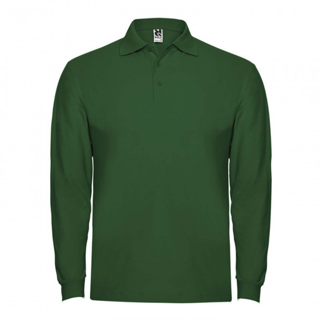  RAPIDE 4 J - POLO HOMME PERSONNALISABLE 'ESTRELLO' - vert bouteille