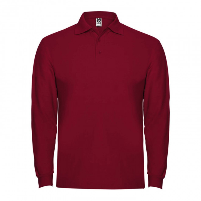  RAPIDE 4 J - POLO HOMME PERSONNALISABLE 'ESTRELLO' - grenat