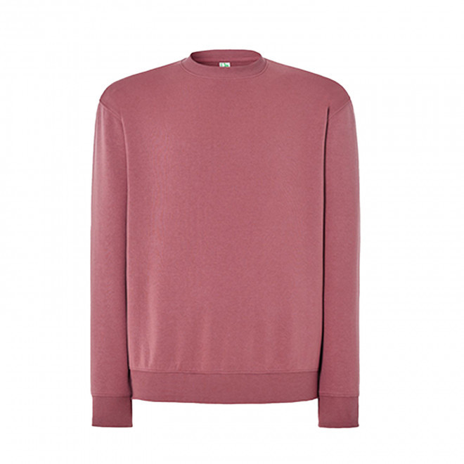 SWEAT-SHIRT MIXTE COL ROND JHK PERSONNALISABLE 'CORE 290' - noir chiné