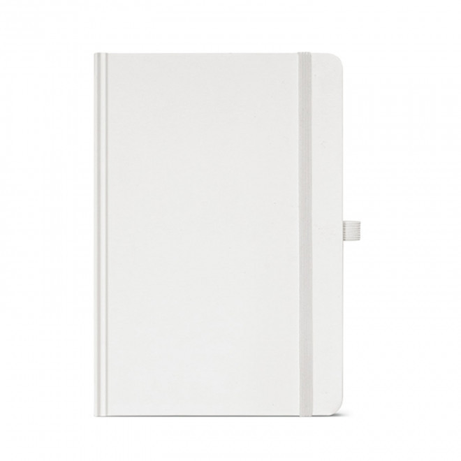 CARNET A5 CARTON RECYCLE PERSONNALISABLE 'ORMA' - blanc
