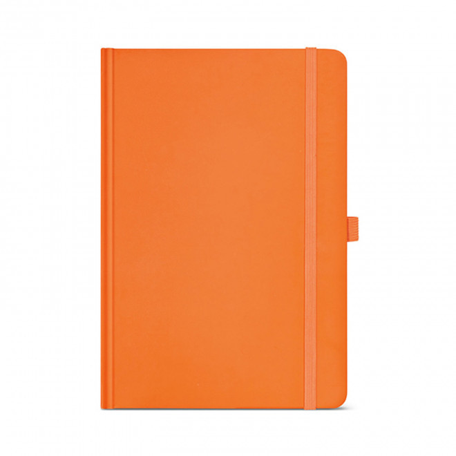 CARNET A5 CARTON RECYCLE PERSONNALISABLE 'ORMA' - orange