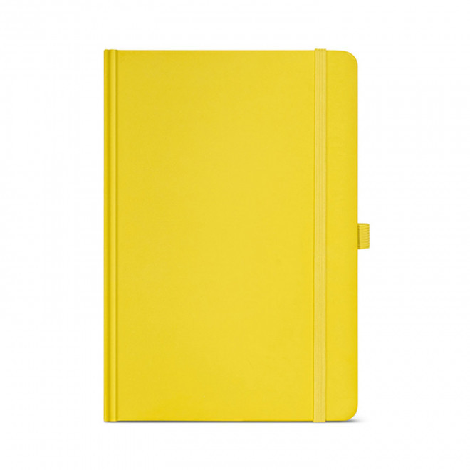 CARNET A5 CARTON RECYCLE PERSONNALISABLE 'ORMA' - jaune