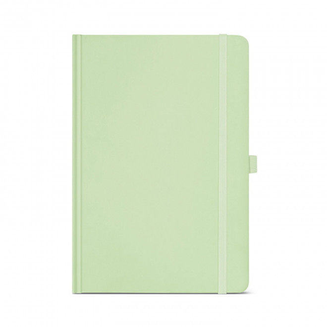 CARNET A5 CARTON RECYCLE PERSONNALISABLE 'ORMA' - vert clair
