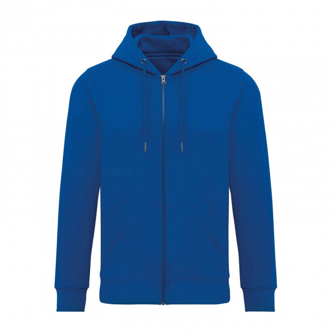 SWEAT-SHIRT MIXTE ZIPPE PERSONNALISABLE 'NATIF' - bleu royal