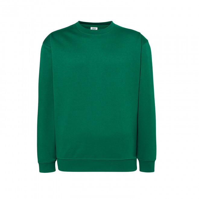 SWEAT-SHIRT MIXTE COL ROND JHK PERSONNALISABLE 'CORE 290' - vert kaki