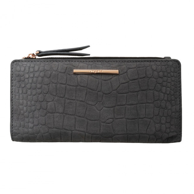 PORTEFEUILLE FEMME PERSONNALISÉ UNGARO® 'GIADA' - gris