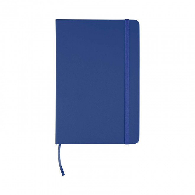 CARNET A5 EN PU RECYCLE PERSONNALISE 'LUGGATE' - bleu