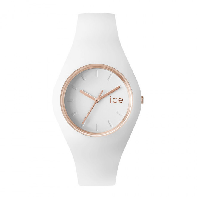 MONTRE ANALOGIQUE ICE WATCH® 'ICE GLAM' - blanc, doré rose