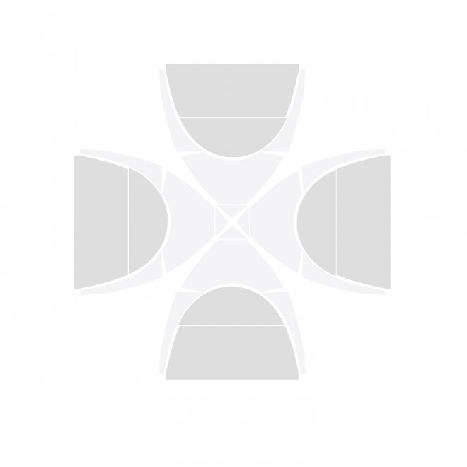 KI 4 PORETS PERSONNALISABLE POUR TENTE 'INUITE' - 4x4m