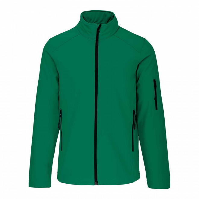 VESTE SOFTSHELL HOMME PERSONNALISABLE 'KARISOFT' - vert