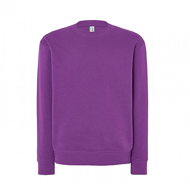 SWEAT-SHIRT MIXTE COL ROND JHK PERSONNALISABLE 'CORE 290' - gris clair