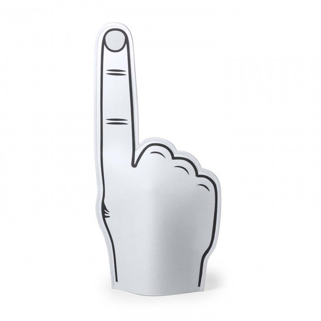 MAIN GEANTE EN MOUSSE PERSONNALISEE 'ALLERLA' - blanc