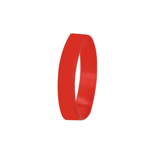 BRACELET SILICONE PERSONNALISE ENFANT 'FESTIVAL KIDS' - rouge