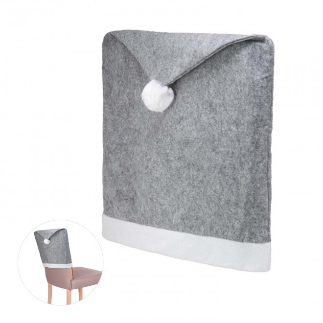 HOUSSE DE CHAISE PERSONNALISABLE 'BAUDRYSMAS' - gris