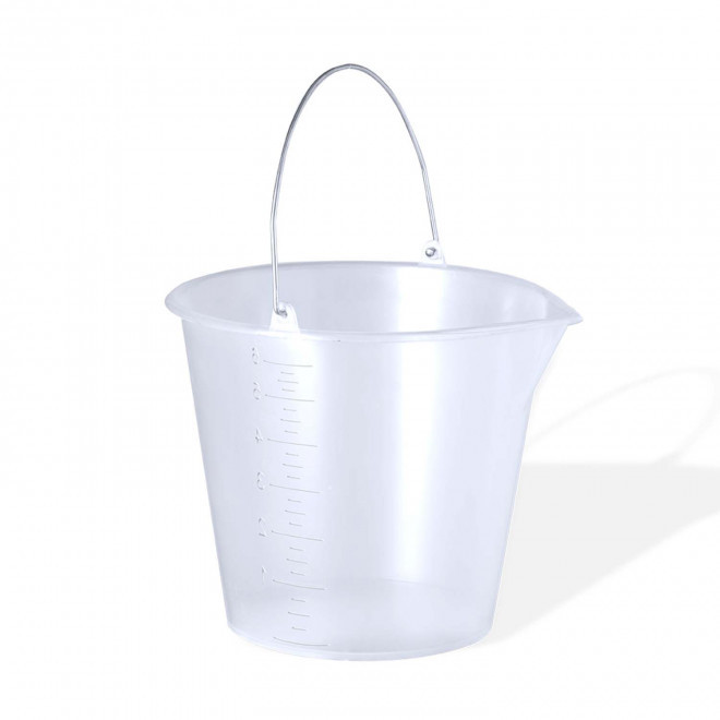 SEAU MESUREUR PERSONNALISABLE 'LUNEX 6 LITRES' - transparent