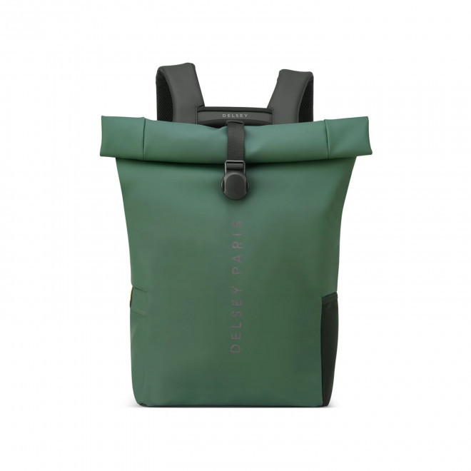 SAC A DOS ROLLTOP DELSEY PERSONNALISABLE 'TURENNE SOFT' - vert