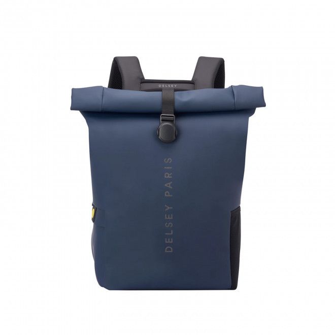 SAC A DOS ROLLTOP DELSEY PERSONNALISABLE 'TURENNE SOFT' - bleu nuit