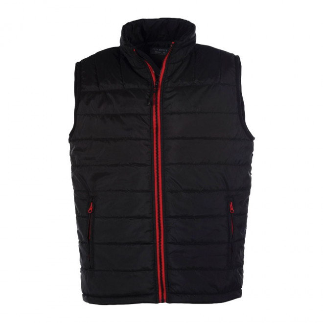 BODYWARMER HOMME PEN DUICK® 'CITY' - noir/rouge