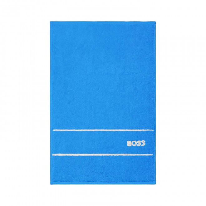 SERVIETTE 40X60 HUGO BOSS PERSONNALISABLE 'PLAIN' - bleu ciel