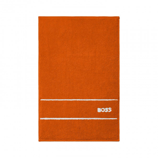 SERVIETTE 40X60 HUGO BOSS PERSONNALISABLE 'PLAIN' - orange