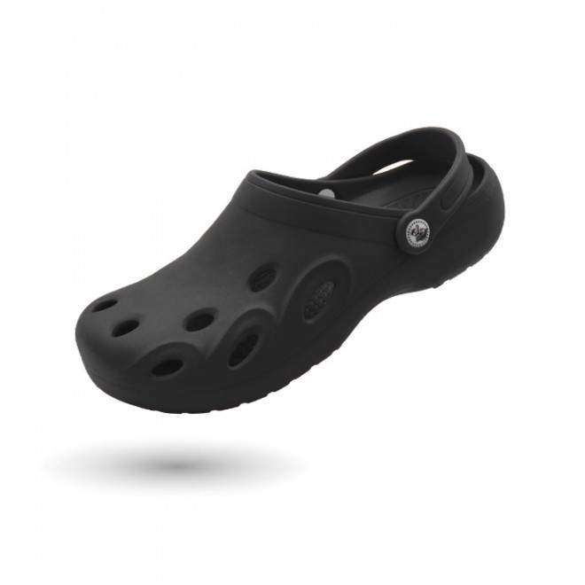 SANDALE PERSONNALISABLE 'CLOG' - noir