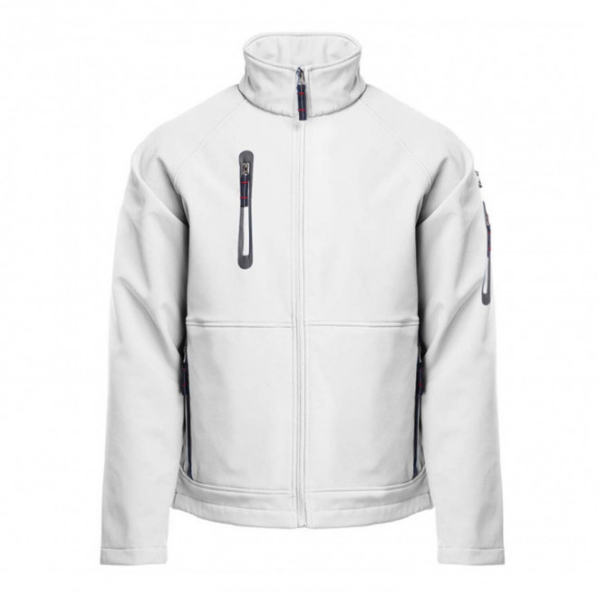SOFTSHELL HOMME PEN DUICK® 'PLYMOUTH' - blanc