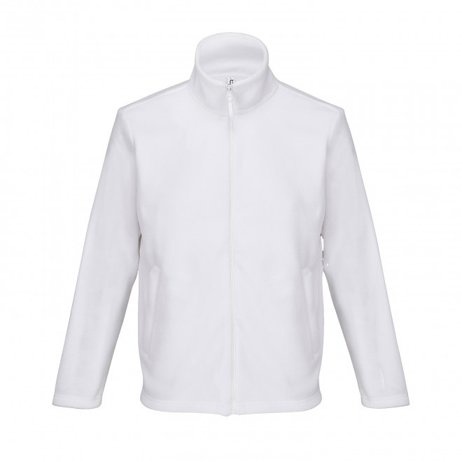 VESTE POLAIRE MIXTE PERSONNALISABLE 'NITRO' - blanc