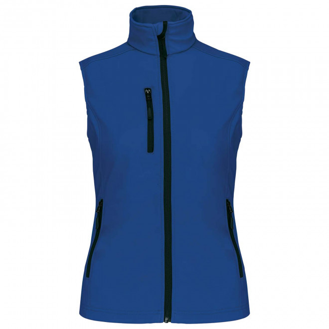 VESTE SOFTSHELL FEMME PERSONNALISABLE 'KARISOFT BW' - bleu royal