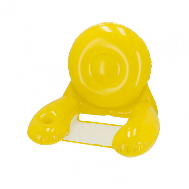 FAUTEUIL DE PLAGE GONFLABLE PERSONNALISABLE 'SUSURLO' - jaune