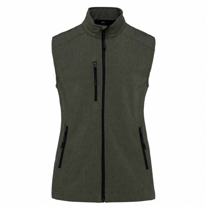VESTE SOFTSHELL FEMME PERSONNALISABLE 'KARISOFT BW' - vert foncé