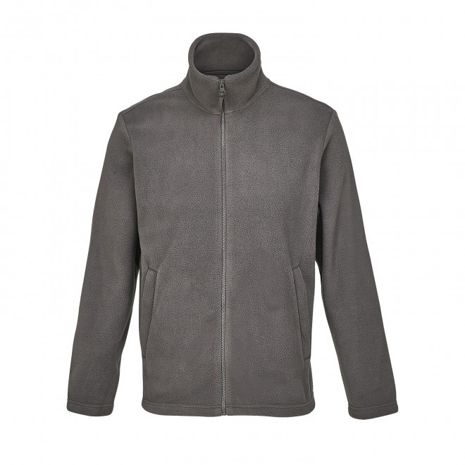 VESTE POLAIRE MIXTE PERSONNALISABLE 'NITRO' - gris anthracite