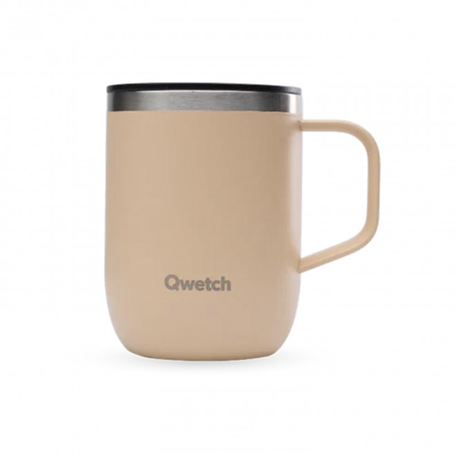 MUG ISOTHERME 350ML QWETCH® PERSONNALISABLE 'TISANIERE MINI' - lin