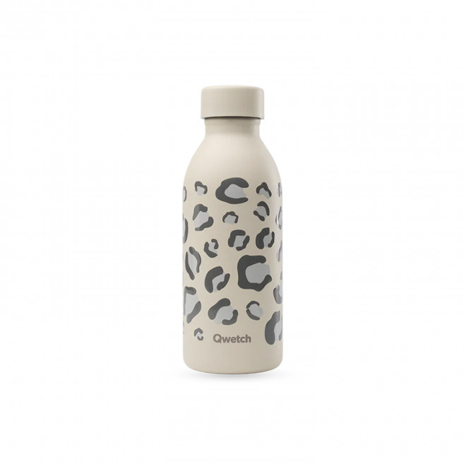 GOURDE ISOTHERME 500 ML QWETCH® PERSONNALISABLE 'ICON' - wild sable