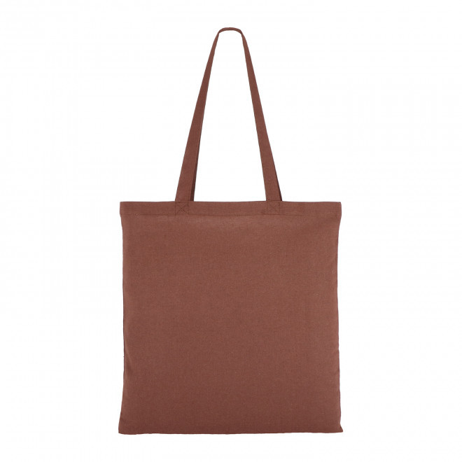 TOTE BAG 110G/M² A 240 GR PERSONNALISABLE 'ANTONIO' - marron foncé